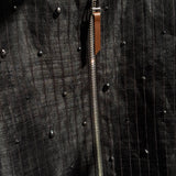 Catalino Barong Jacket in Piña Pearls, black