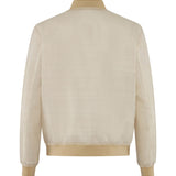 Catalino Barong Jacket in Piña Seda Sinuksok Flag, natural