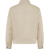 Fernando Barong Jacket in Piña Seda Sinuksok, natural