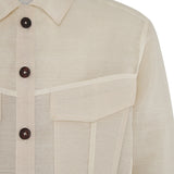 Fernando Barong Jacket in Piña Shifu, natural