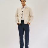 Fernando Barong Jacket in Piña Shifu, natural