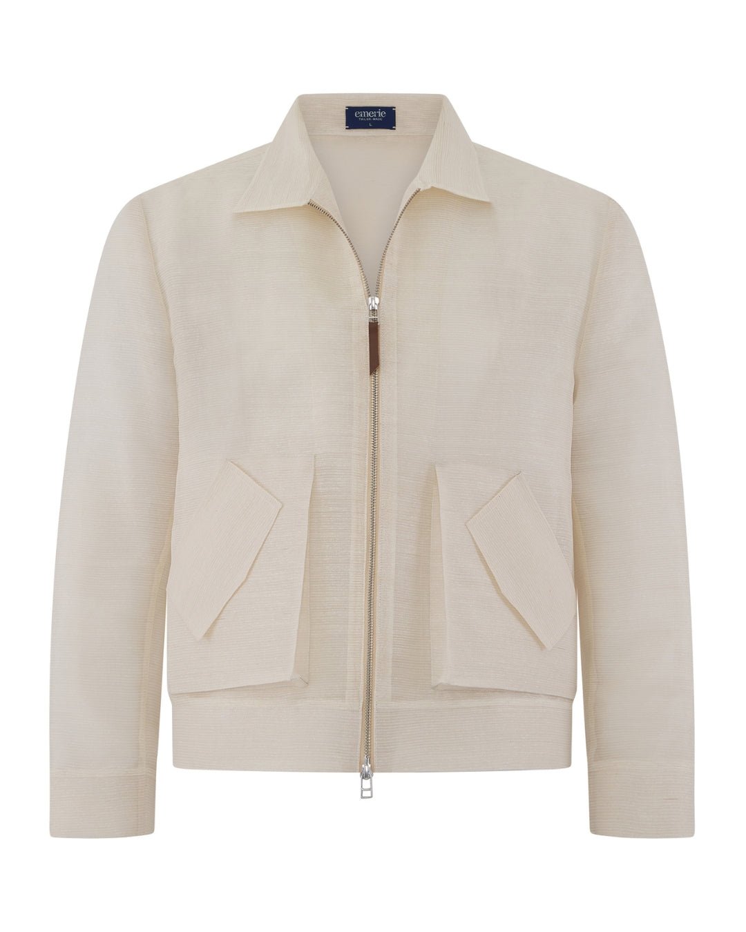 Emerie Studios - Candido Barong Jacket in Piña Shifu, natural | modern contemporary barong