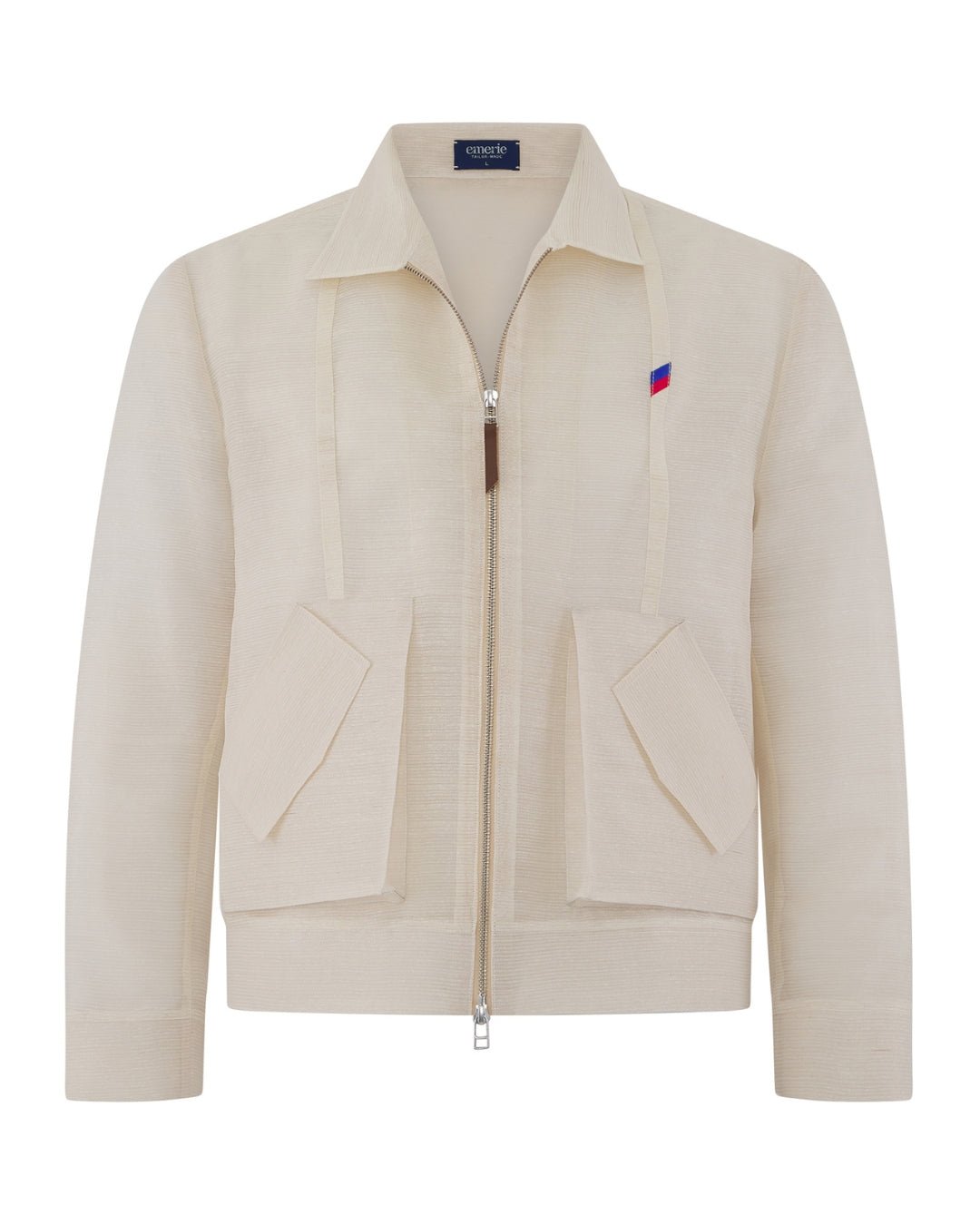 Emerie Studios - Candido Barong Jacket in Piña Shifu, natural | modern contemporary barong