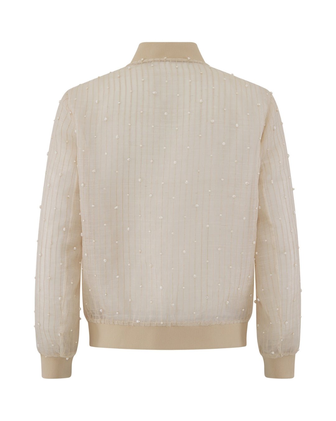 Emerie Studios - Catalino Barong Jacket in Piña Pearls, natural | modern contemporary barong