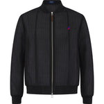 Emerie Studios - Catalino Barong Jacket in Piña Seda Stripes, black | modern contemporary barong