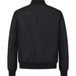 Emerie Studios - Catalino Barong Jacket in Piña Seda Stripes, black | modern contemporary barong