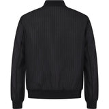 Emerie Studios - Catalino Barong Jacket in Piña Seda Stripes, black | modern contemporary barong