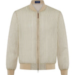 Emerie Studios - Catalino Barong Jacket in Piña Seda Stripes, green | modern contemporary barong