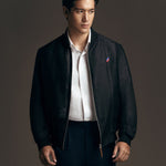 Emerie Studios - Catalino Barong Jacket in Piña Shifu, black | modern contemporary barong