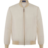 Emerie Studios - Catalino Barong Jacket in Piña Shifu Stripes, natural | modern contemporary barong