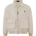 Emerie Studios - Crispiñano Barong Jacket (Regular Length) in Piña Shifu, natural | modern contemporary barong