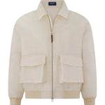 Emerie Studios - Crispiñano Barong Jacket (Regular Length) in Piña Shifu, natural | modern contemporary barong