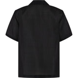 Emerie Studios - Masoy Shirt Barong in Piña Seda Stripes, black | modern contemporary barong