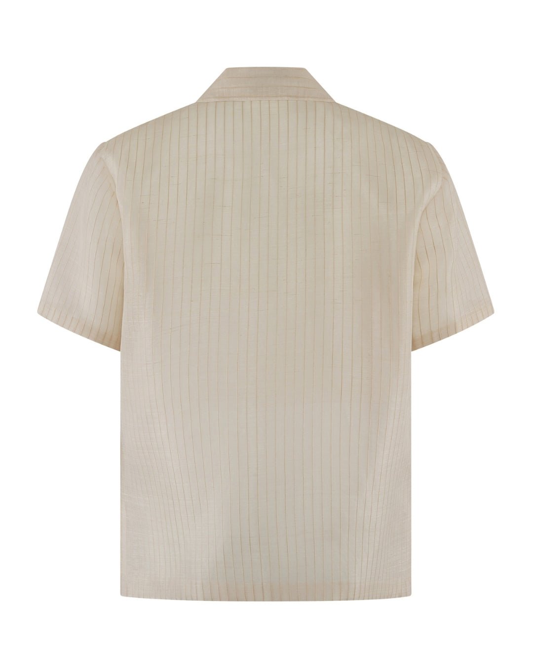 Emerie Studios - Masoy Shirt Barong in Piña Seda Stripes, natural | modern contemporary barong