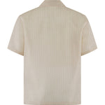 Emerie Studios - Masoy Shirt Barong in Piña Seda Stripes, natural | modern contemporary barong